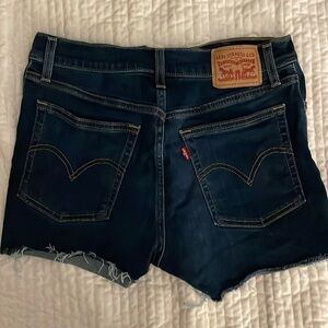 Levi’s High Rise Cutoff Jean Shorts